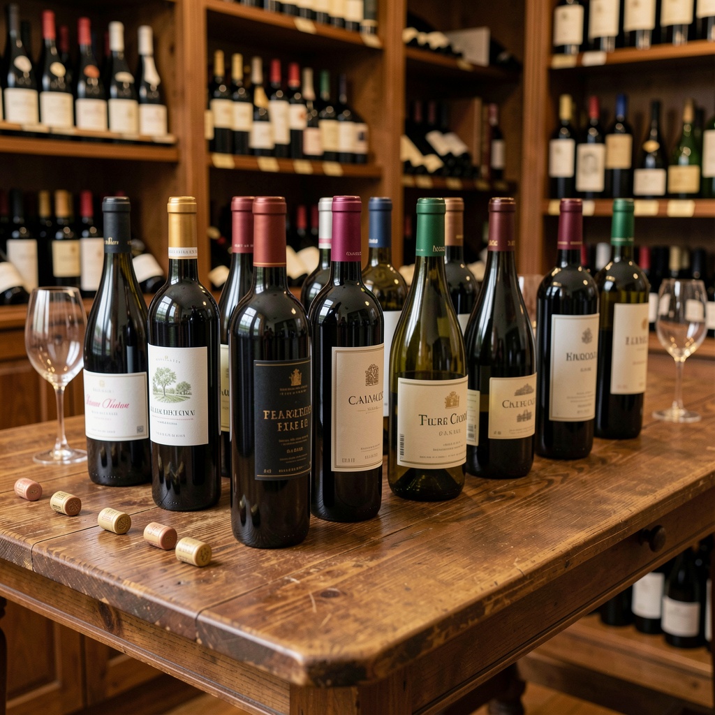 Fiscalité vente vin carré 2 Collection de bouteilles de vin pour guide fiscalité