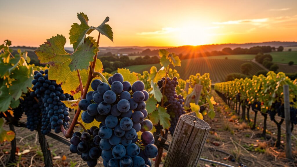 Vignoble de Cabernet Sauvignon