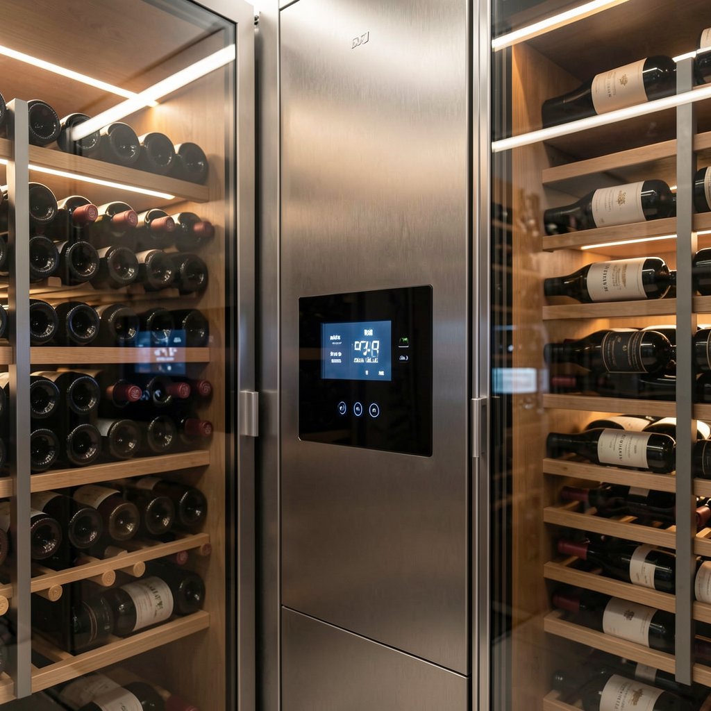 Cave à vin moderne avec contrôle de température