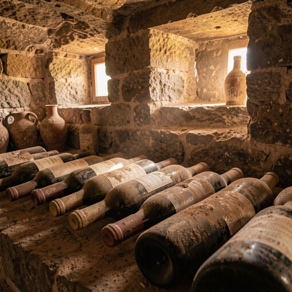 Cave traditionnelle en pierre, conservation optimale