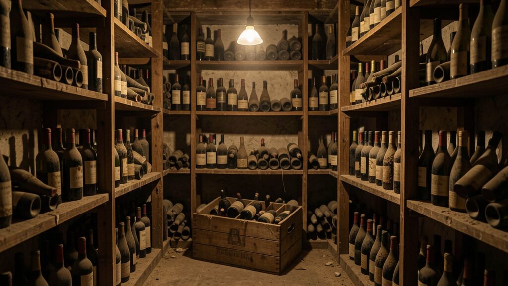 Cave à vin familiale héritée