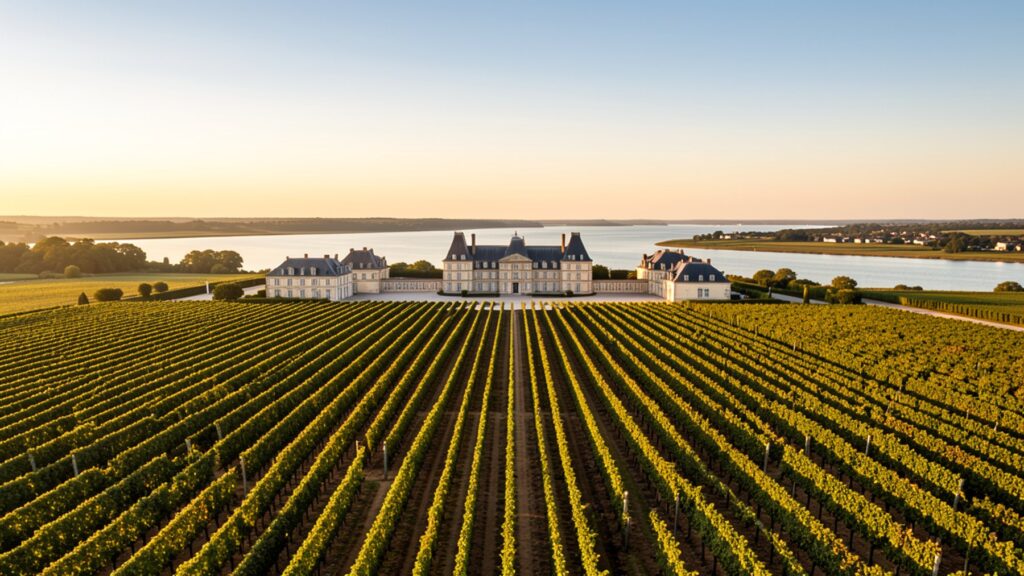 Vignoble de Pauillac dans le Médoc