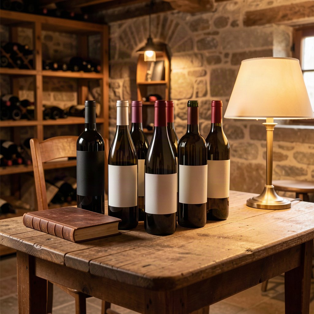 Vider une cave rapidement : les options possibles 1 Bouteilles de vin sélectionnées lors du tri d'une cave
