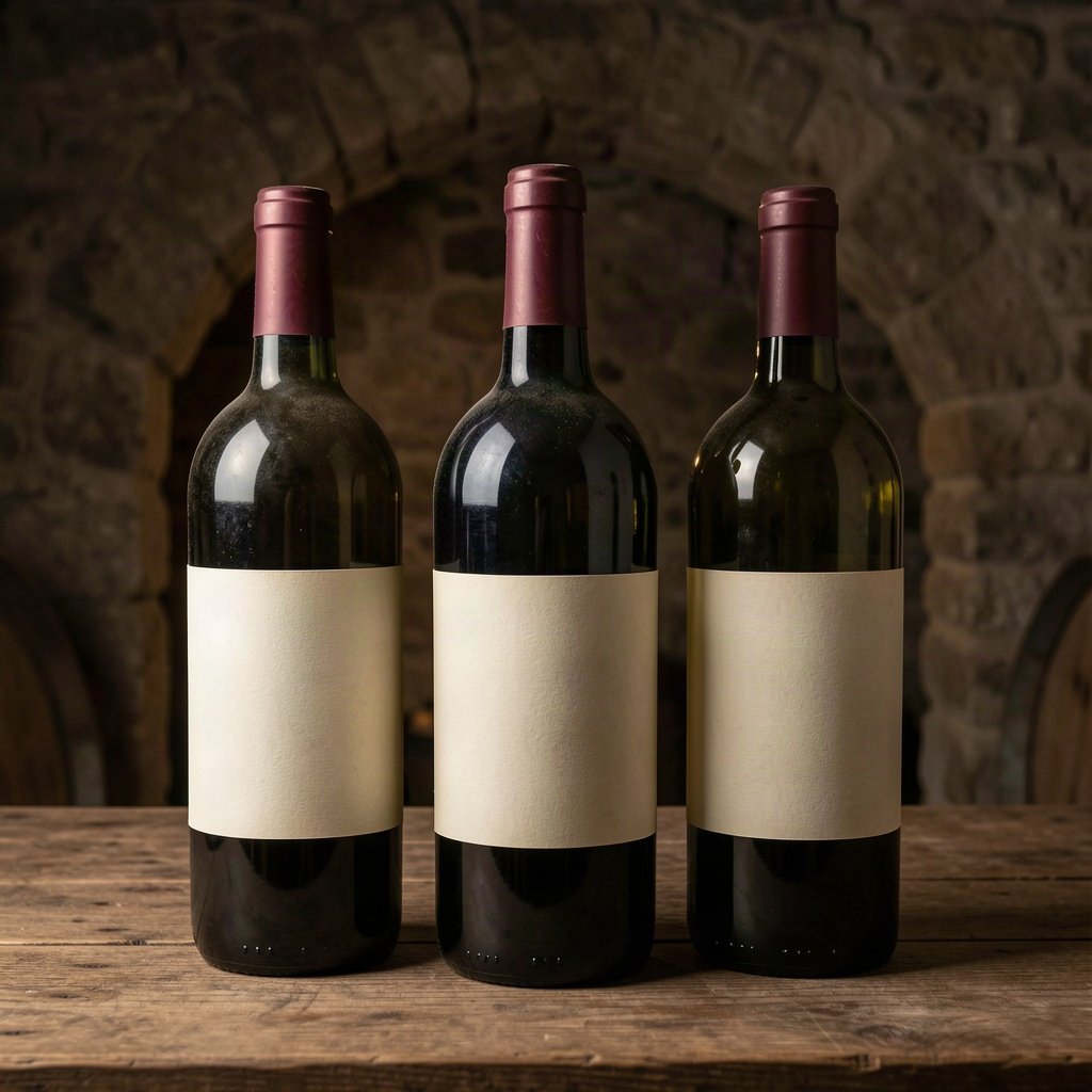 Les vins des années 1980 qui valent de l'or 1 Illustration photographique de bouteilles de vin anciennes dans une cave